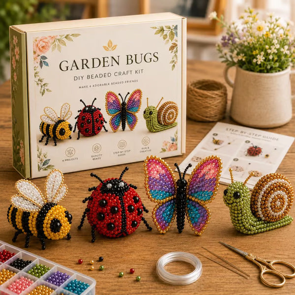 Petite 3D Beaded Animal Craft Kit (4 pieces)