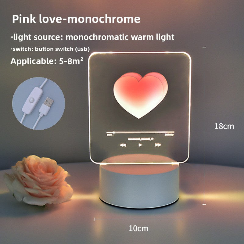 Luz nocturna LED creativa con caja de regalo
