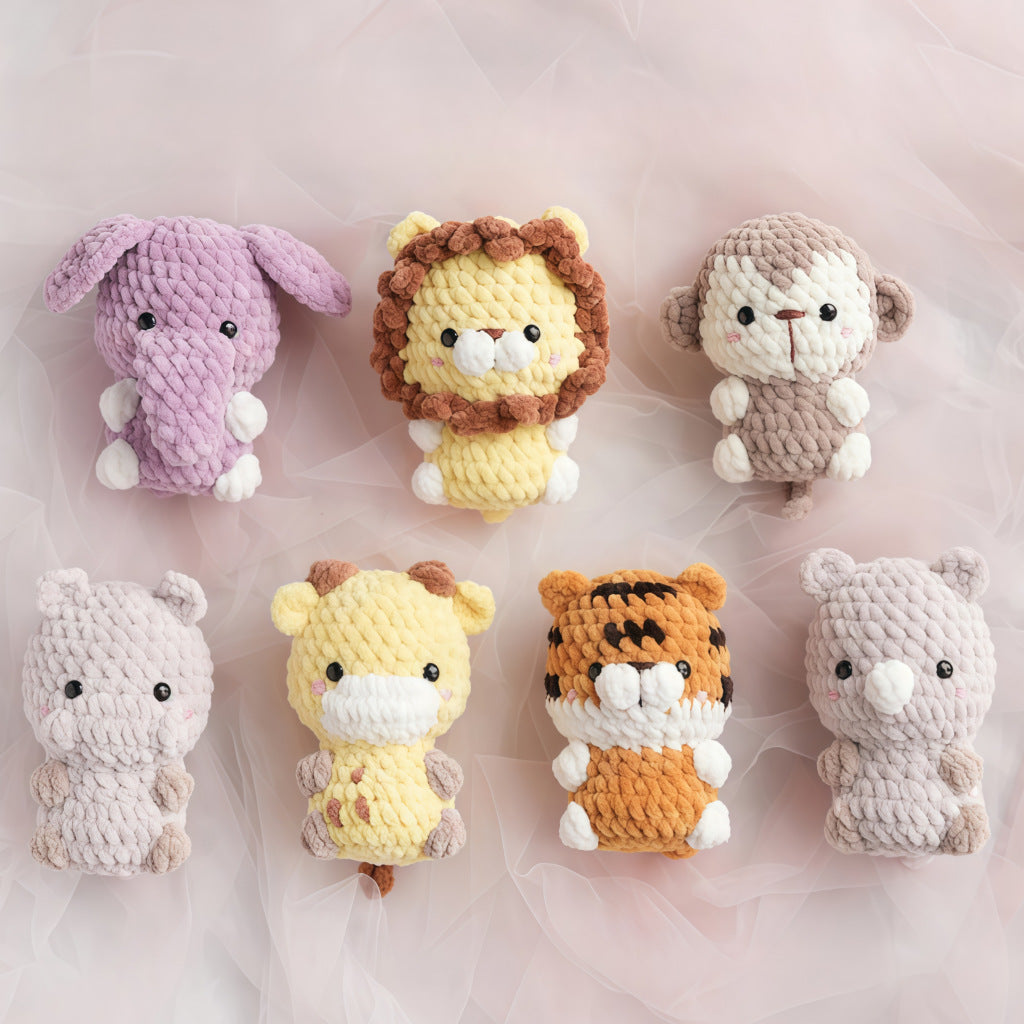 Crochet Kit owls, dolls, fairys, dragons, turtles