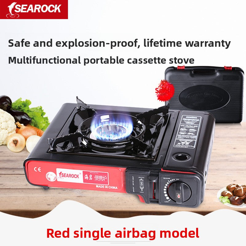 Tragbarer Dual-Fuel-Campingkocher