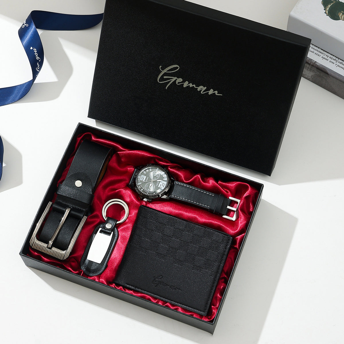 Leather gift set