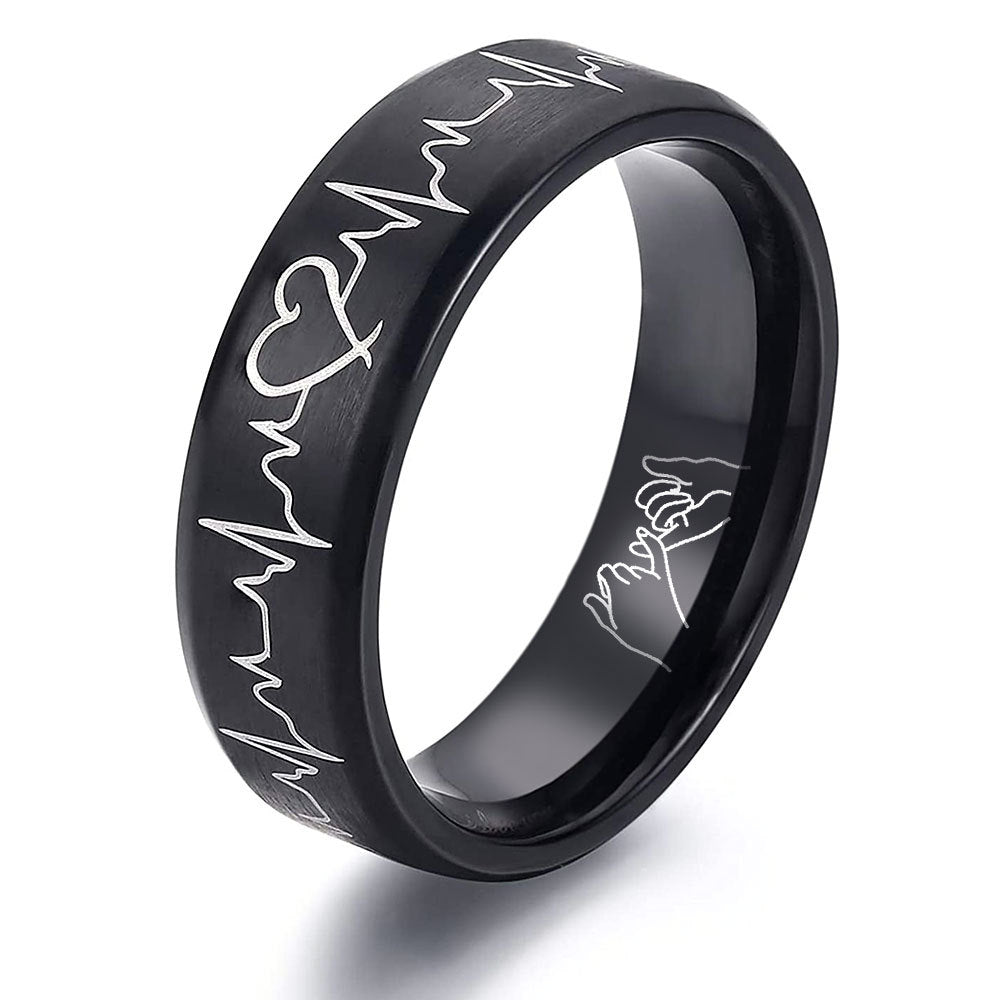 Stainless steel couple rings