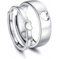 Anillos para parejas chapados en plata