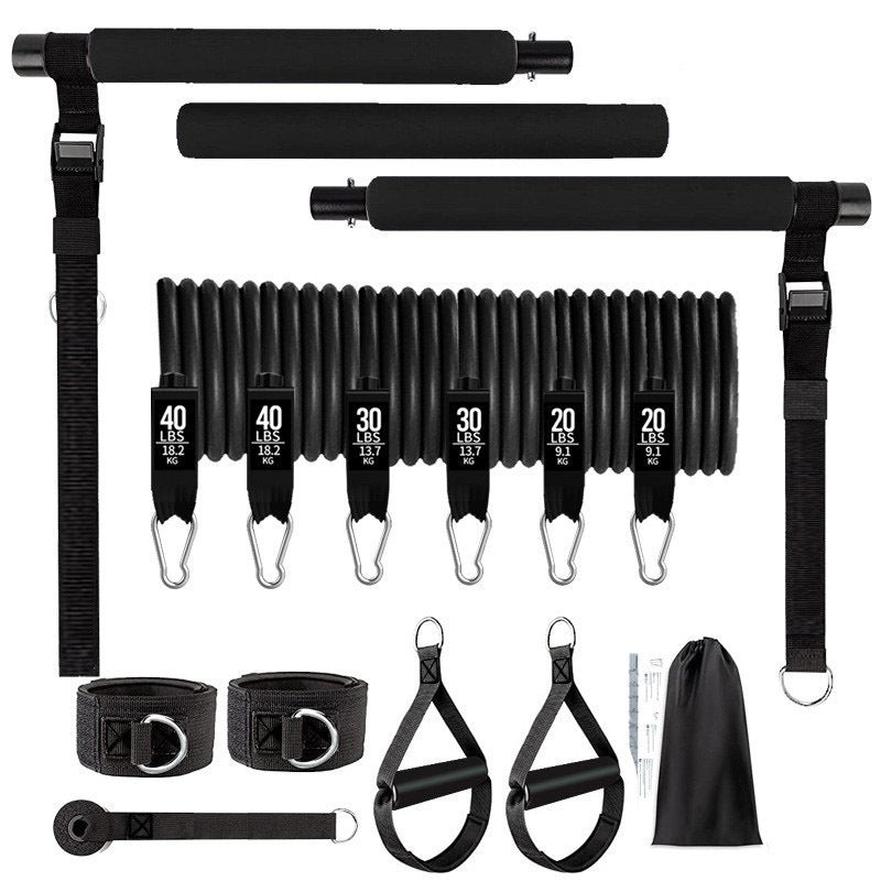 Portable Pilates Bar Kit with Resistance Bands