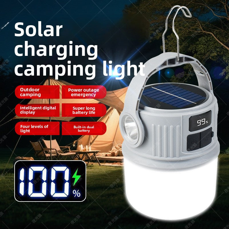 Solar-aufladbare Campinglampe