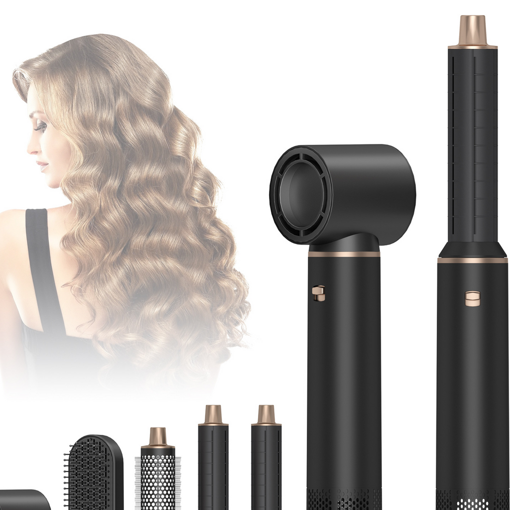 Moldeador de cabello de aire caliente con función de rizado automático