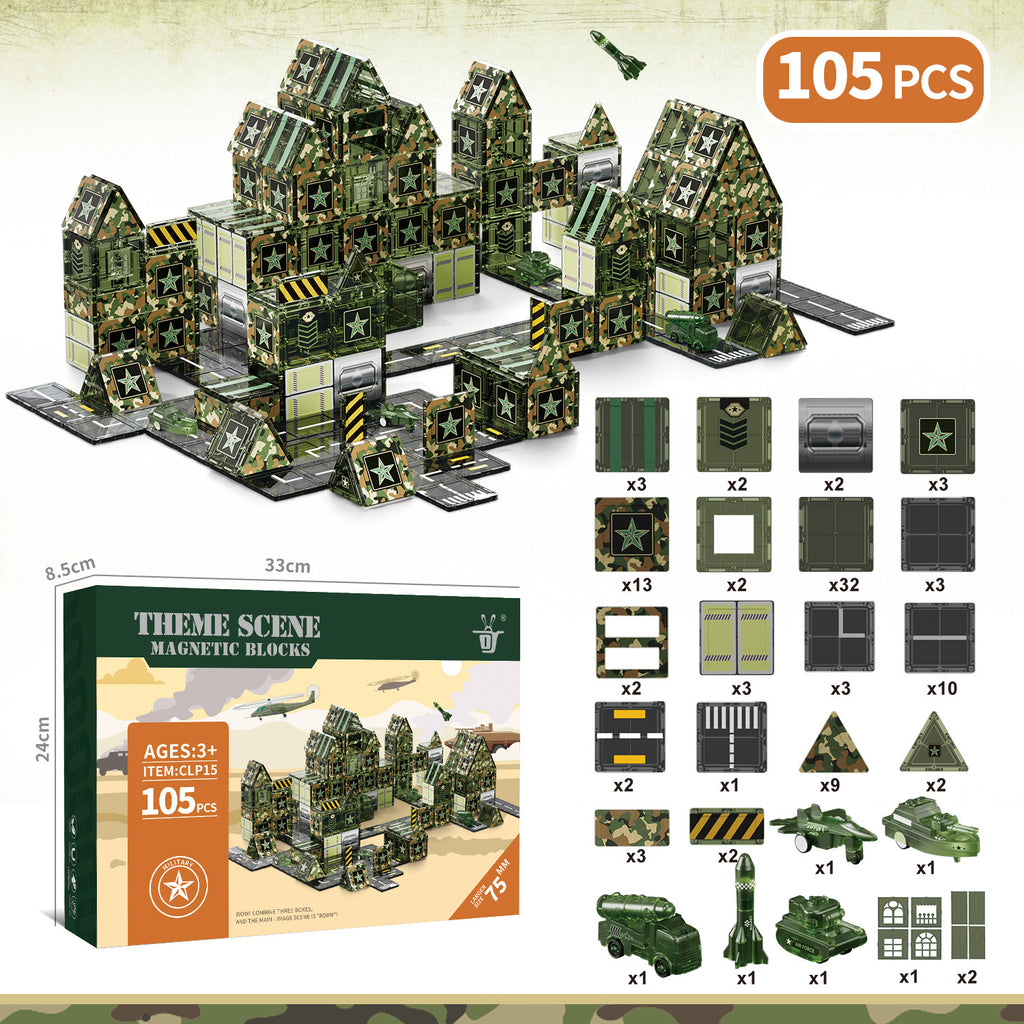Magnetic Tiles Building
