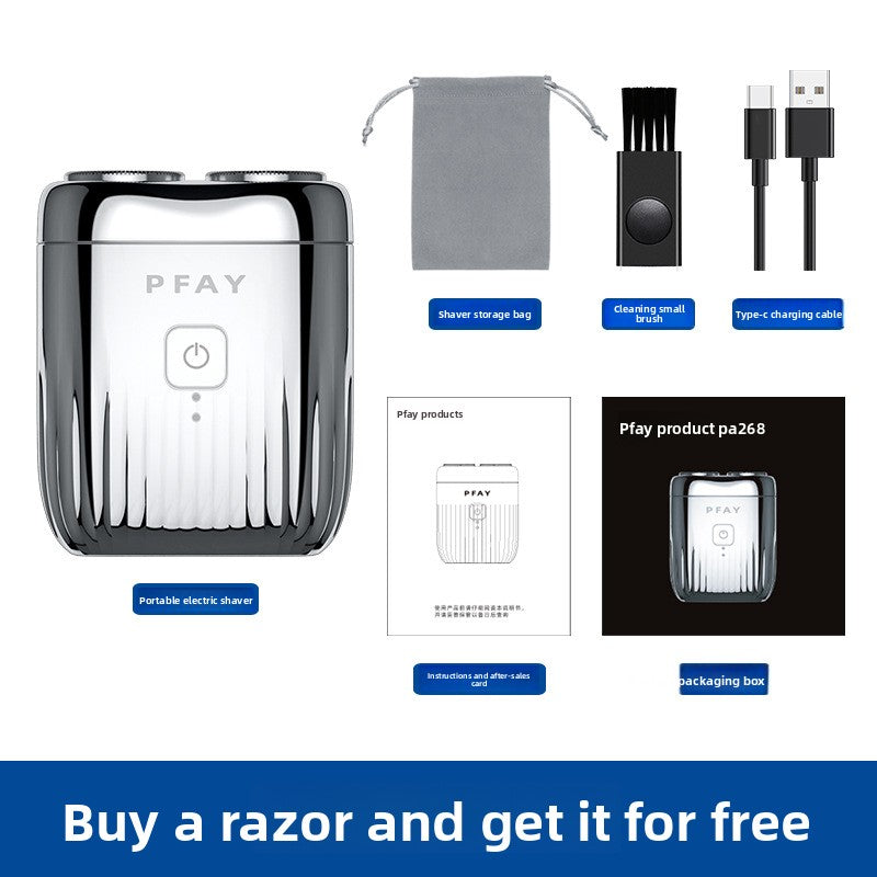 Mini Rasoir de Voyage Électrique pour Homme