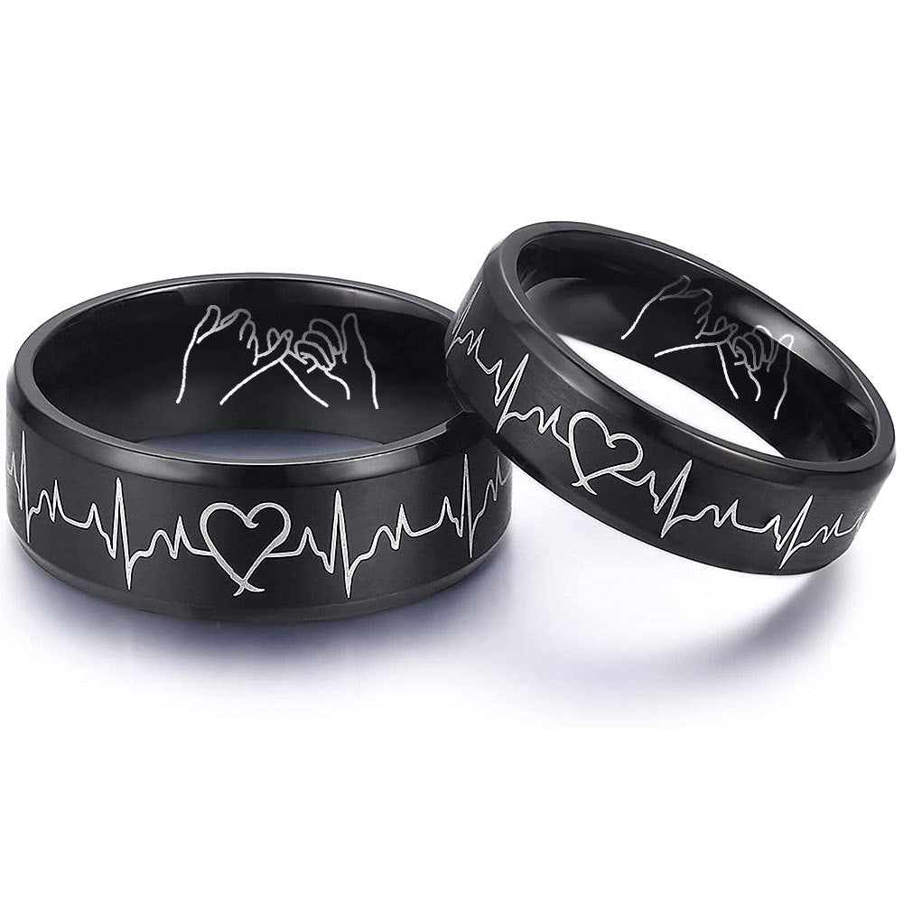 Stainless steel couple rings